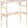 Gartenpflanztisch in Natur - (B)82 x (H)78 x (T)38 cm