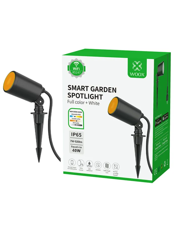 Gartenspot "R5147" in Schwarz