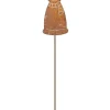 Gartenstab "Elch" in Hellbraun - (B)11,5 x (H)26 cm