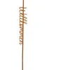 Gartenstab "Willkommen" in Rost - (H)106 x  Ø 8 cm