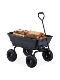 Gartenwagen in Schwarz - 250 kg