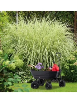 Gartenwagen in Schwarz - 250 kg