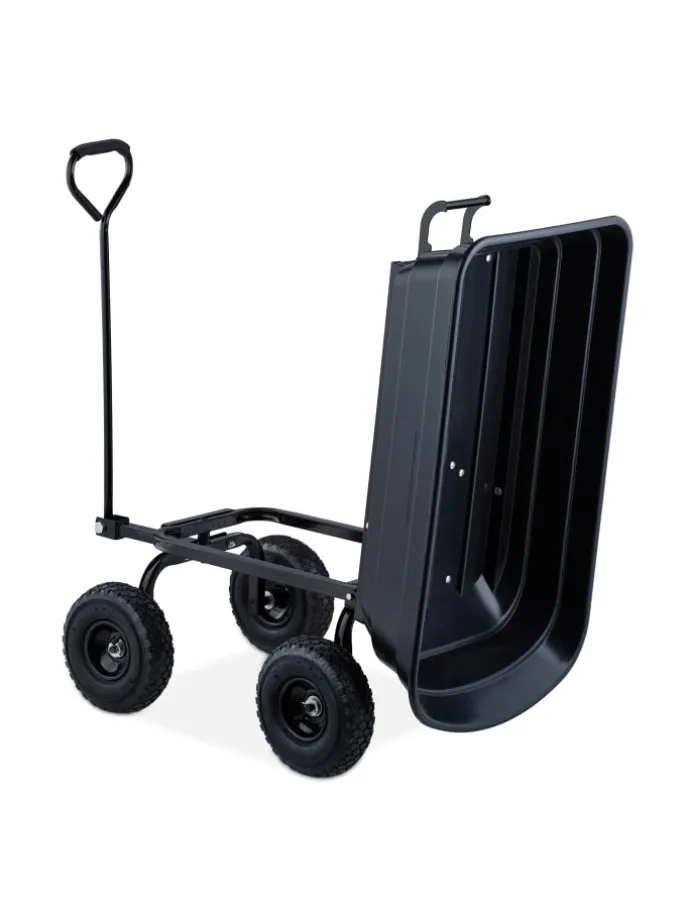 Gartenwagen in Schwarz - 250 kg