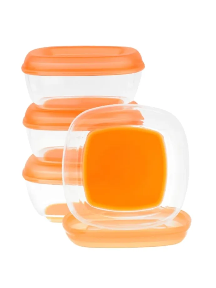 Gefrierschalen maxi 90ml 4 stk. orange