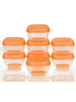 Gefrierschalen mini 30ml 8 Stk. orange