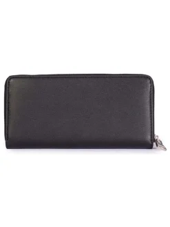 Geldbörse in Schwarz - (B)19 x (H)9 x (T)2,5 cm