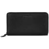Geldbörse Leder 19 cm in black