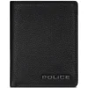 Geldbörse RFID Leder 9,5 cm ausklappbar in black
