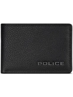 Geldbörse RFID Schutz Leder 10.5 cm in black