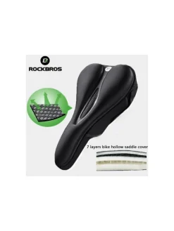 Gel-Sattelbezug LF047-S M – Schwarz