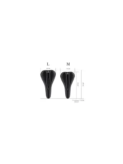Gel-Sattelbezug LF047-S M – Schwarz