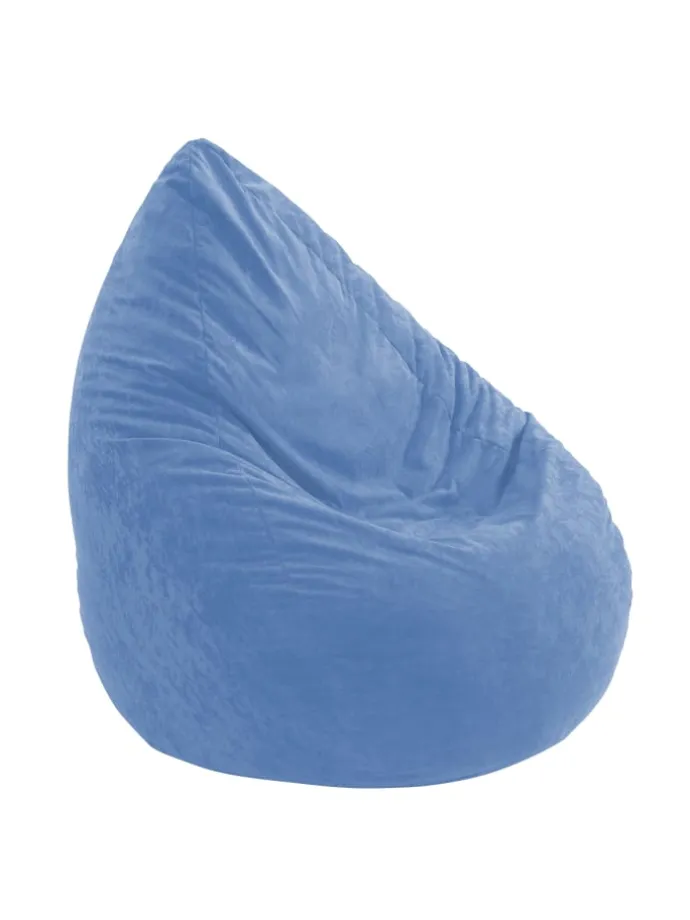 Gemütliches großes Sitzkissen Chillkissen Sitzsack in hellblau