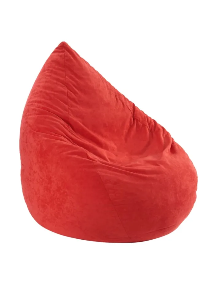 Gemütliches großes Sitzkissen Chillkissen Sitzsack in rot