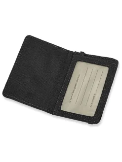 Gepäckanhänger ''Classic'' in Schwarz - (L)16 x (B)11 cm