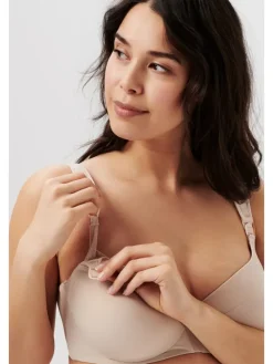 Gepolsterter Still-Bh Shiny Matt + Nursing Bra in Moonlight