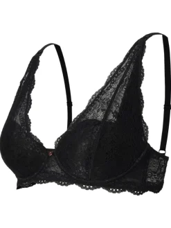Gepolsterter Still-Bh Wired Bra Lace in Black