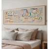 Gerahmter Kunstdruck - (B)120 x (H)50 cm