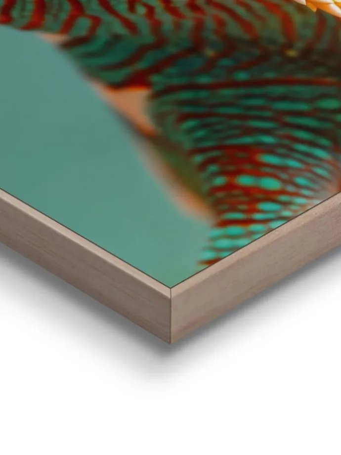 Gerahmter Kunstdruck "Karma Chameleon"