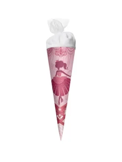 Geschenk-Schultüte klein Ballerina 50 cm in Rosa