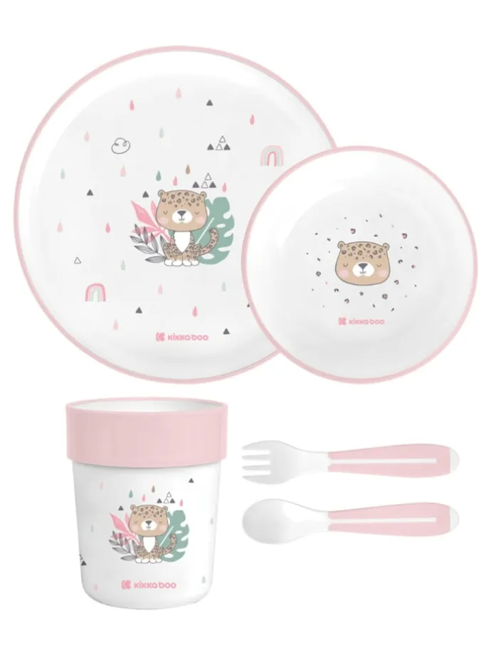 Geschirr Set Savanna 5-teilig in rosa