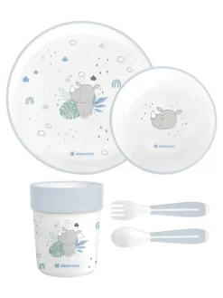 Geschirr Set Savanna 5-teilig in blau