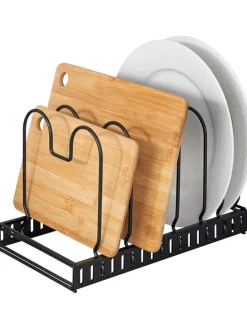 Geschirrständer in Schwarz - (B)30 x (H)18 x (T)18 cm