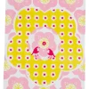 Geschirrtuch "Mimi" in Gelb/ Rosa - (B)70 x (H)50 cm