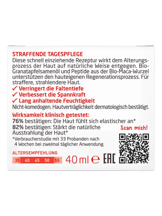Gesichtscreme "Granatapfel & Maca-Peptide", 40 ml
