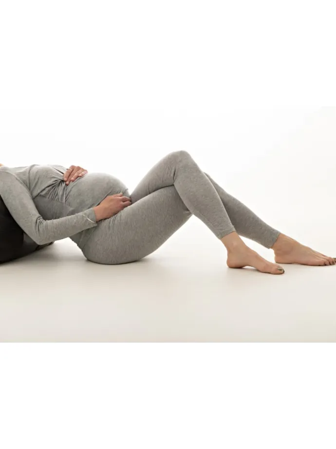 GILANA Umstandspyjama Langarmshirt & Leggings für Schwangere