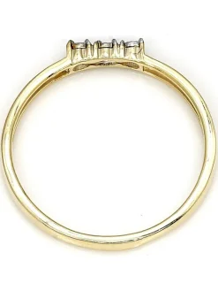 Gold-Ring mit Diamanten
