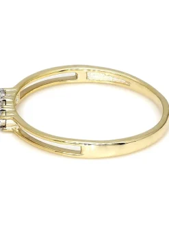 Gold-Ring mit Diamanten