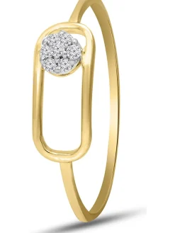 Gold-Ring mit Diamanten