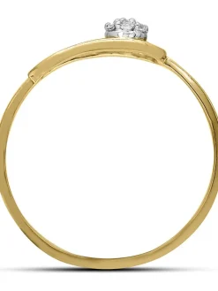 Gold-Ring mit Diamanten