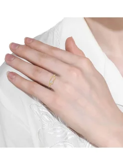 Gold-Ring mit Diamanten