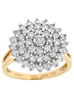 Gold-Ring mit Diamanten