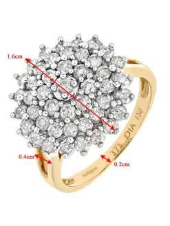 Gold-Ring mit Diamanten