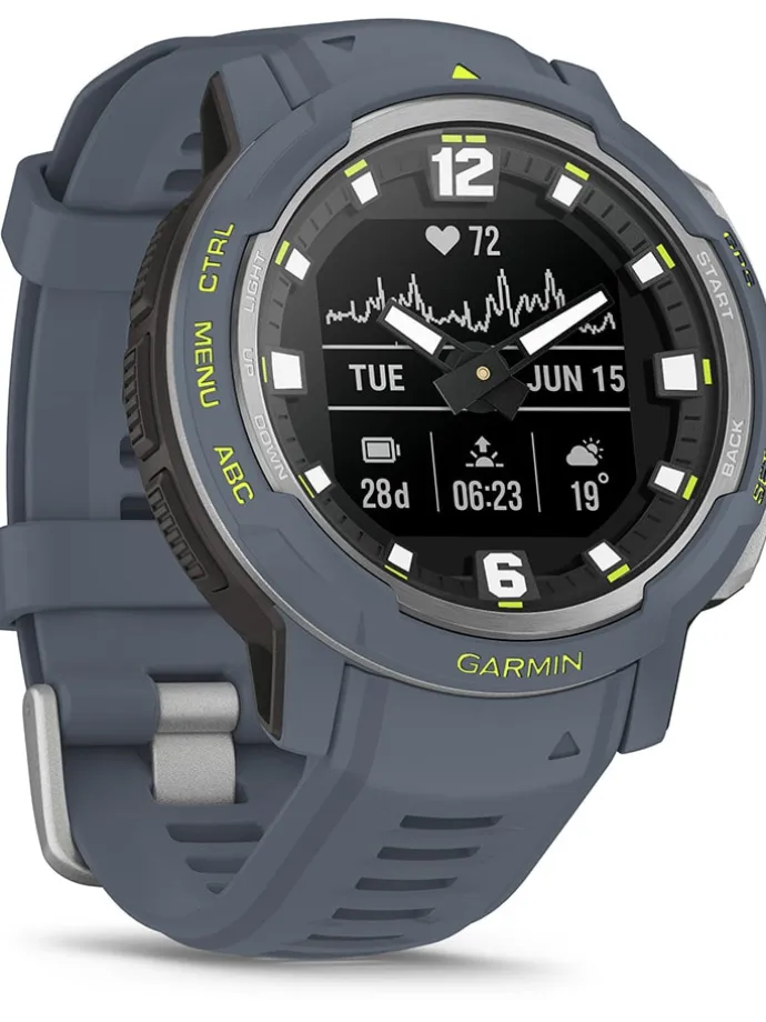 GPS-Smartwatch "Instinct® Crossover" in Blaugrau/ Silber