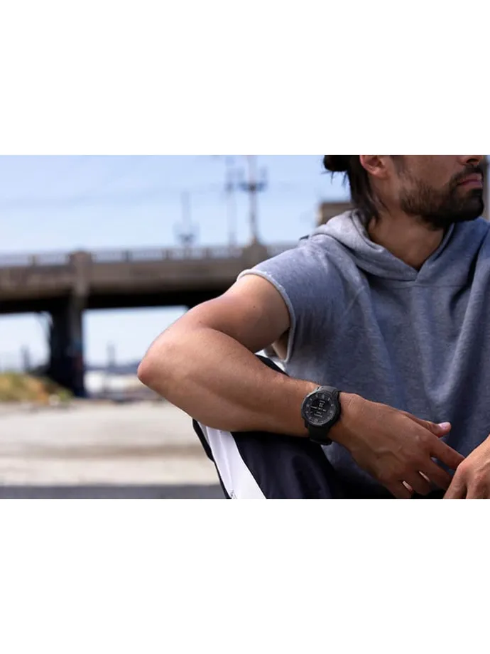 GPS-Smartwatch "Instinct® Crossover" in Blaugrau/ Silber