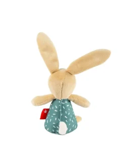 Greifling Hase petrol in petrol/beige