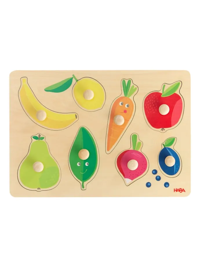 Greifspielzeug Greifpuzzle in Obst & Farben