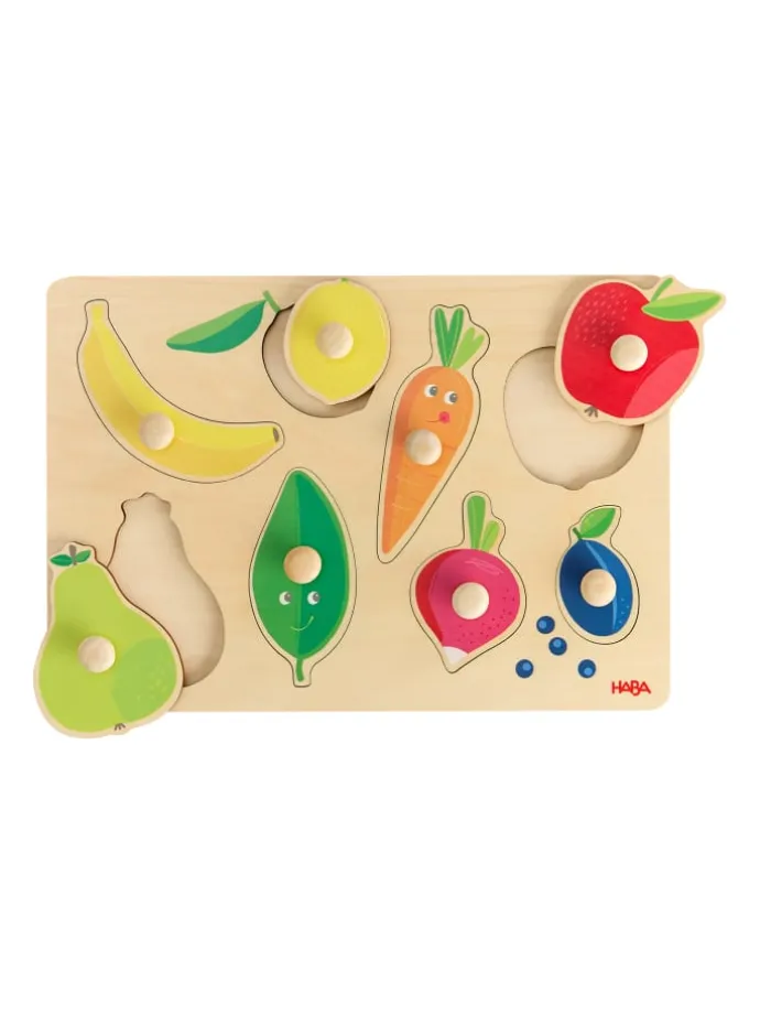 Greifspielzeug Greifpuzzle in Obst & Farben