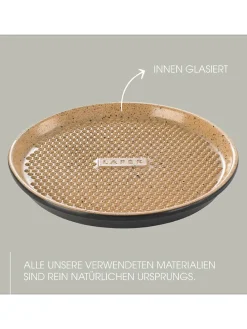 Grillplatte in Beige - Ø 32 cm