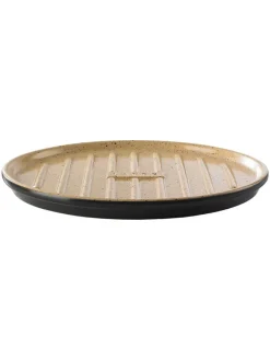 Grillplatte in Beige - Ø 32,5 cm