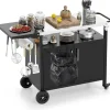Grillwagen Outdoor in Schwarz