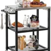 Grillwagen Outdoor in Schwarz