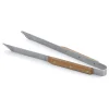Grillzange in Silber/ Natur - (L)42 cm
