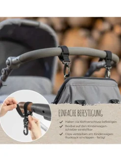 Growing Wickelrucksack in Grau ab 0 Monate