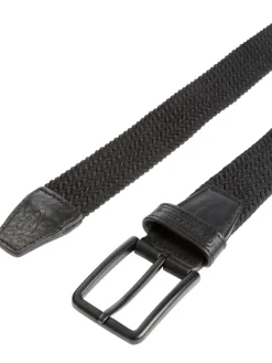 Gürtel in Anthrazit/ Schwarz
