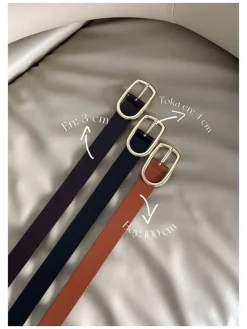 Gürtel in Schwarz - (L)100 cm