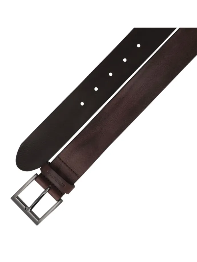 Gürtel Leder in dark brown